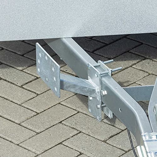 The Drive Ersatzradhalter für PKW Anhänger Ersatzräder mit U-Bügel und Schraubensatz | 4/5 Loch 8-16 Felgen