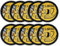 HIGHDRIL HSS Circular Saw Blade - 10PCS 50mm 72T 10mm Bore Cutting Discs for Wood, Copper, Aluminum, Plastic and Soft Metal