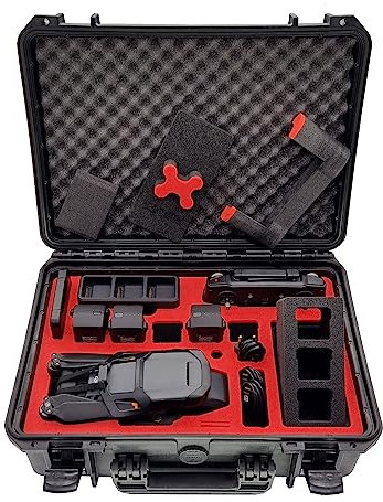 MC-CASES® Koffer speziell passend für DJI Mavic 3 PRO - Explorer Edition - mit viel Platz für Zubehör - Made in Germany (Mavic 3 Pro)