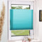 Grandekor Plissee Klemmfix ohne Bohren Türkis 45x120cm(BxH) Plissees lichtdurchlässig Blickdicht Jalousien ohne Bohren Fensterrollo Klemmrollos Sonnenschutz Sichtschutz Faltrollo Rollos für Fenster