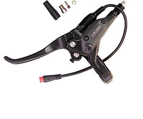 2-poliger Bremshebel, Bremsgriff, Abschaltfunktion, wasserdichter Bremshebel, Fahrradzubehör für Elektrofahrräder (links)