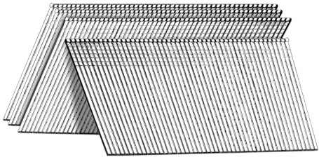 SITLDY 16 Gauge 20-Degree Angled Finish Nails, 1-1/2 inch 1000-Pack Galvanized, for Pneumatic, Electric Angled Finish Nailer