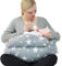 Chilling Home Nursing Pillow, Breastfeeding Pillow Maternity Pillow Pregnancy Pillow for Sleeping with Cotton Cover, Adjustable Waist Strap and Safety Fence Baby Feeding Pillow