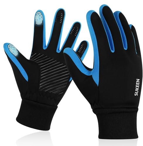 Guantes de Invierno para niños, Guantes de Softshell, Impermeables, cálidos, Guantes de equitación para niños, Guantes de equitación con Antideslizantes, Resistentes al Viento, Guantes de Ciclismo de