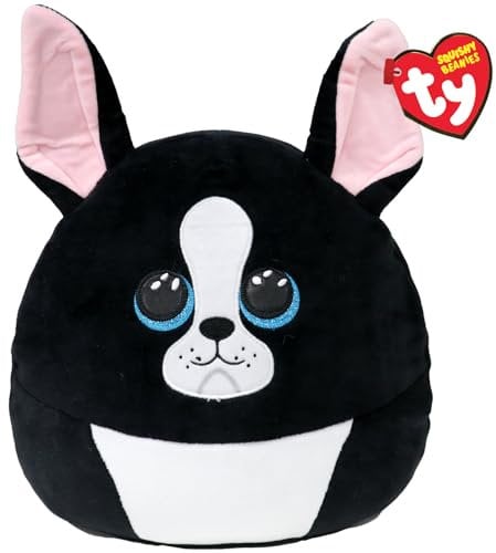 TY Tink Hund Squish a Boo 10 Zoll - Squishy Beanies für Kinder, superweiche Plüschtiere - Sammelbare kuschelige Stoffteddys