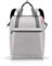 reisenthel allrounder R Large Groß Rucksack und Tragetasche in einem Mit Stecklasche für Reisetrolleys, Couleur:herringbone grey