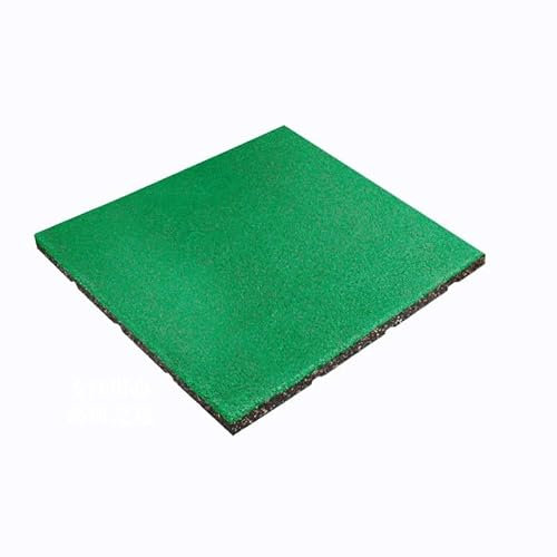 FUNEAER Tapis en Caoutchouc Anti-Vibration, Anti-Chute Convient Aux Terrains De Jeux,Tapis De SéCurité en Caoutchouc,Tapis De Protection Contre Les Chutes(Color:e,Size:50x50x1.5)