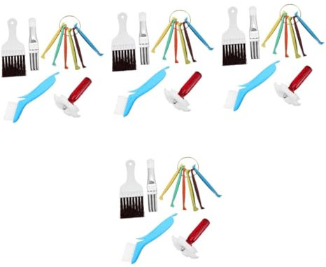 PRETYZOOM Sets Radiator Brush Fin Cleaner for Air Conditioner Fin Comb Air Conditioning