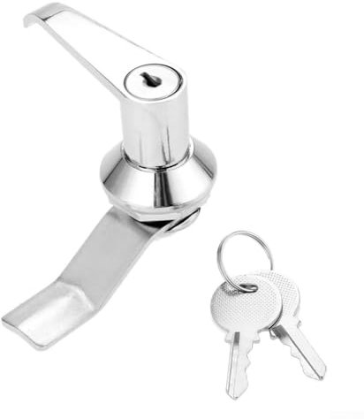 Poignée Serrure pour Armoire Armoire Armoire Électrique Boîte aux Lettres Alliage Aluminium 2 Clés