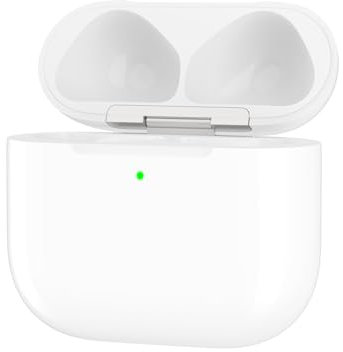 Custodia di ricarica wireless compatibile con AirPods di quarta generazione, porta USB-C Airpods 4, sostituzione della custodia di ricarica, senza auricolari