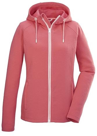 killtec Damen Powerstretchjacke mit Kapuze KOS 33 WMN FLX JCKT, sunset pink, 50, 42851-000