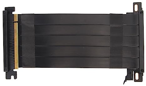 Qcwwy HochgeschwindigkeitspCIE 4.0 X16 Flexible Steigungskabel für RTX 4090 4080 4070 4060, RX 7900 XT 7800 XT 7700, Easy Installation GPU Extender für Enthusiasten (40cm)