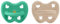 HEVEA Naturkautschuk Schnuller Kiefergerechte Form, 3-36 Monate - hygienisches einteiliges Design für Neugeborene bis Kleinkinder, BPA-frei, weich & langlebig - 2Pack (Tisvilde)