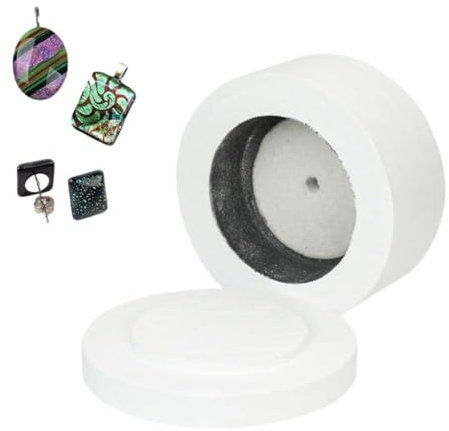 Microwave Kiln for Clay Pottery, Microwave Glass Kiln for Fusing, Mini Pottery Kiln for Ceramics at Home, 2025 New Professional DIY Tools Pottery for Making DIY Jewelry Beginners(S: 13.5 * 4.5cm)