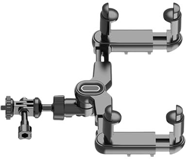 TQUXNGA Auto-Rückspiegel-Halterung für Action-Kameras, 360 Grad verstellbar, mit Anti-Shake-Technologie, Kamerahalterung, verstellbare Sportkamera-Halterung