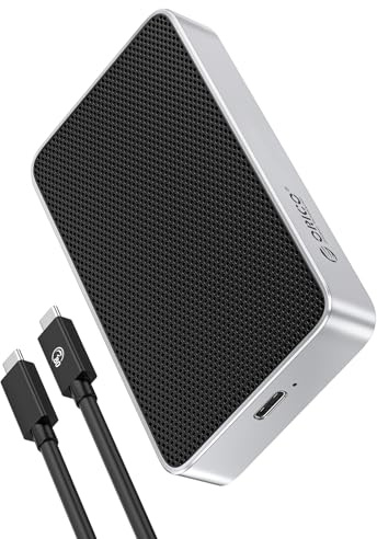 ORICO 1TB 80Gbps SSD Externo 5100MB/s - NVMe Portátil Ultra rápido, Compatible Thunderbolt 5/4/3, Diseño Aluminio Sin Ventilador para Fotógrafos/Video X50