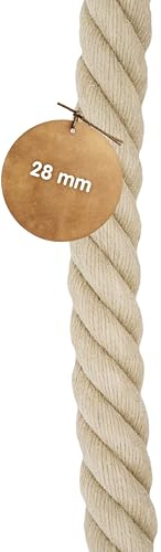 Handlaufseil Polyhanf 28 mm – Treppenseil Meterware – 4 m