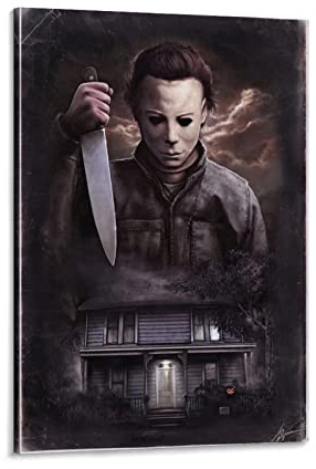 WQBYDS Leinwand Bilder 30 * 50cm Senza Cornice Michael Myers - Pittura su tela Wall Art Poster Camera da letto Decorazione domestica