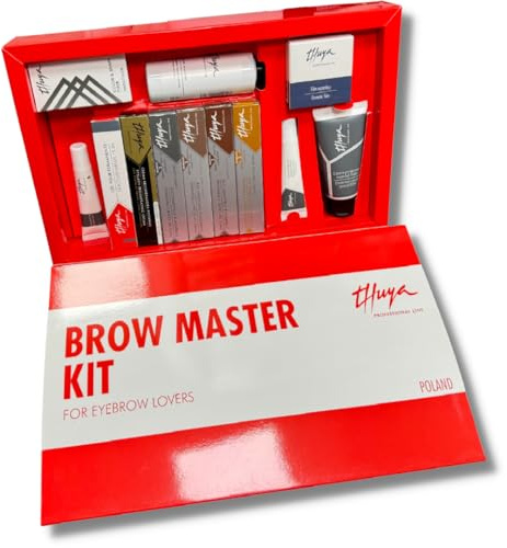 THUYA Brow Master Kit Augenbrauen-Laminierset | Professionelles Brow-Lamination-Komplettset mit 12 Produkten, ohne Kleber