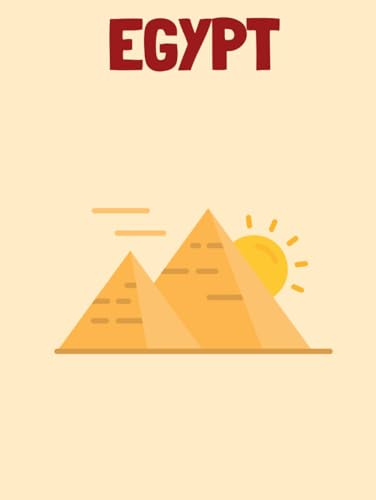 Travel Photo Album - Egypt: A Beautiful Scrapbook with Blank Pages for Your Travel Memories