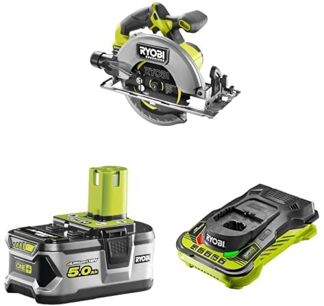 Ryobi RCS18BL-0 184mm Brushless Circular Saw + 5ah Battery & Charger
