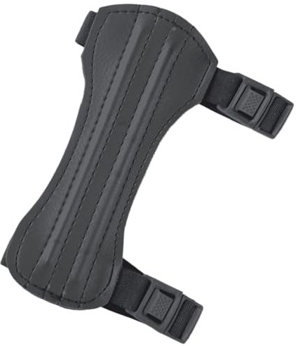elToro Traditioneller Armschutz Kurz - Black Edition; Zubehör für Bogenschießen, Pfeil und Bogen, Bogensport