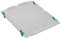 aidB Auflagedeckel Set Eurobox NextGen, 400 x 300, inkl. 4 grüne Schiebeschnappverschlüsse