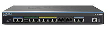 LANCOM 62095 1906VA (EU, over ISDN), Dual-VDSL-VoIP-Router, 2x VDSL2-Vectoring Modem, 1x SFP/TP, 1x WAN-Ethernet, 2x ISDN S0 (TE/NT + NT), 4x Analog