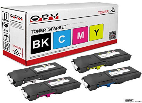 OBV 4X kompatibler Toner als Ersatz für Xerox VersaLink C400DN C400N C405DN C405DNF C405DNM C405N C405Z schwarz, Cyan, Magenta, gelb