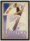 Nacnic Vintage Poster Ski in Italien. Blätter für Interieur mit klassischen und antiken Werbebildern zu dekorieren. Gemälde Retro-Dekor. A4-Format