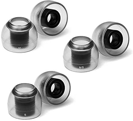 AZLA SednaEarfit Crystal Standard 3 Pairs (MS/M/ML) Replacement Earbuds Tips