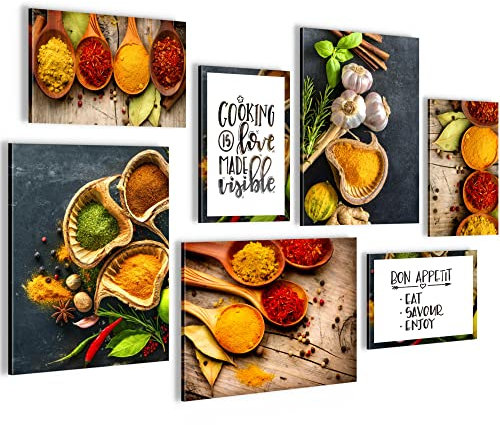 Tableaux - PRÊT À ÊTRE ACCROCHÉ - Tableau decoration murale - Cuisine Salle A Manger - N000471a