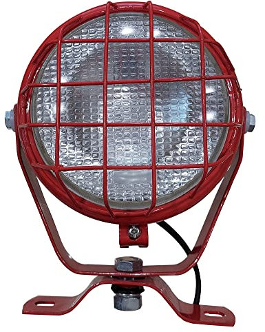Lampe de travail rouge pour tracteur Tafe New Holland Massey Ferguson Captain Mini Ford Sonalika
