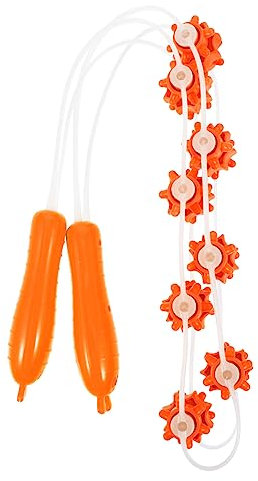Lurrose Werkzeug Rollerball Rückzugsstreifen Holzmassagerolle Faszienwerkzeug Handwerkzeuge Räder Muskelrolle Massagegerät Rückenmassagegerät Rolle Seilrolle Für Muskeln Muskelrolle