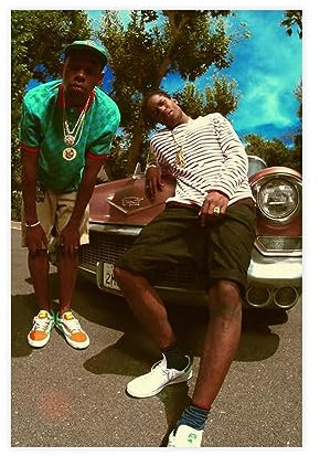 EMIGOS Asap Rocky and Tyler The Creator Musik Leinwand Poster Wandkunst Dekor Druck Bild Gemälde für Wohnzimmer Schlafzimmer Dekoration ungerahmt 50 x 75 cm