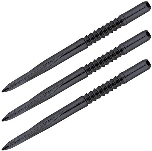 Unicorn Volute Dartspitzen aus Stahl, Schwarz, 42 mm