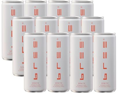 Bree Spritz Aperitivo Alkoholfrei | alkoholfreier Aperitif mit bittersüßem Geschmack und fruchtiger Orangennote | 12 x 0,25l