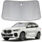 Sonnenschutz Auto Frontscheibe Ersatz für BMW X5 2019-2024, Auto Windschutzscheibe Sonnenschutz Innen, Faltbar Sonnenschirm Auto UV Schutz Reflektierender Staub Schutz Sonnenschutzfolie Zubehör