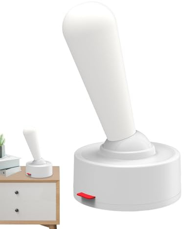 Lampade notturne con joystick da 1/2 - Lampada da scrivania con luminosità regolabile, luce in silicone ricaricabile tramite USB, lampada da comodino portatile, luce notturna a levetta per stanza,
