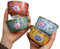 Juego de 4 tazas de té de cerámica de estilo antiguo chino, juego de tazas de té de Kung Fu para verano, invierno, decoración de casa