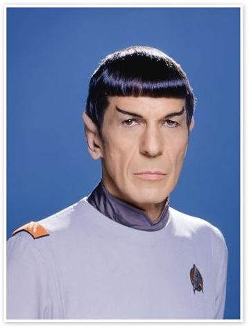 Mr. Spock, Star Trek: Der Film, 1979 Poster 30 x 40 cm Blau Wandbilder Wanddeko