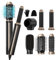 Pro air styler 6 en 1, cepillo secador de pelo con tecnología iónica, 110.000 rpm, 1400 W, multifunción, rizador de pelo y secador de cepillo redondo, ligero plancha, para suavidad, rizos y volumen