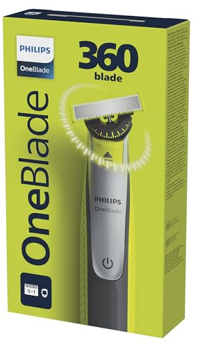 Philips OneBlade 360 Blade Elektrischer Bartschneider & Rasierer mit 360 Klinge Innovation QP2734/20