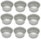 Cabilock Set Di Ciotole Monouso in Carta Stagnola Per Barbecue 20 Pezzi Teglie Per Torta Da 285 Ml Senza Coperchio Per Casa Campeggio Allaperto
