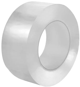 Amusingtao Clear Waterproof Tape, Window Weather Sealing Tape, for Windows, Doors, Roof, Winter Draft Blocker, Clear Sealant Tape to Keep Out Cold Air and Rain (50mm x 10m)