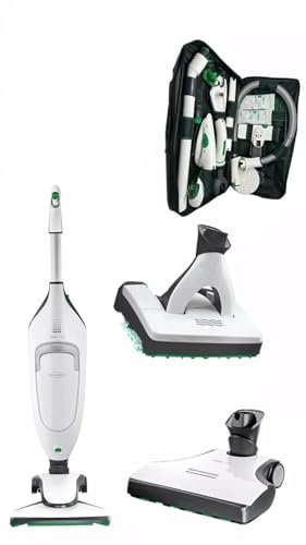 Generico Folletto VK220S Kit Completo, Aspirapolvere con Spazzola HD, SP600 Lavapavimenti, EB420, PB440, 12 Sacchetti e Profumi, 24 Mesi Garanzia