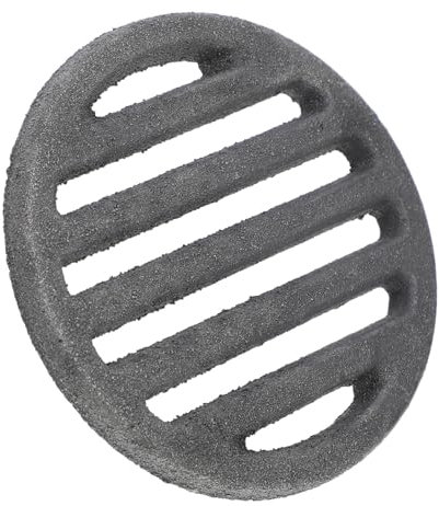 Alipis Grille De Cheminée Ronde Ignifugée 10 Cm En Acier Résistant Maintien Sécurisé Charbon Circulation D’air Optimale Pour Poêle Intérieur Et Extérieur Usage Terrasse Jardin