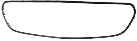 Kühlergrill -Surround -Trimm, Kühlergrillabdeckungsverkleidung Hauptgrill -Trimmabdeckung Kompatibel mit E Klasse W213 C238 AMG LINE PREFELSCHAFTE 2017 Bis 2020 (Helles Schwarz)