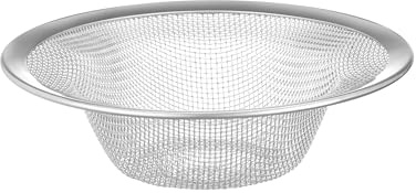 HENDI Abflusssieb, filtert effektiv Lebensmittelreste, Schutz vor Verstopfung, Innendurchmesser: ø76mm, Spülbeckensieb, Waschbecken Sieb, ø110x(H)35mm, Edelstahl