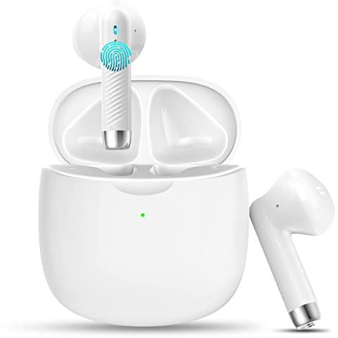 Cuffie Bluetooth Auricolari Bluetooth 5.4, Cuffie Wireless con 4 ENC Cancellazione Rumore Mic, Cuffie in Ear 32 Ore di Riproduzione, Cuffie Senza Filo HiFi Stereo IP6 Impermeabili per iOS & Android